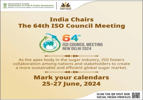 India is hosting 64th ISO Council Meeting from 25th-27th June 2024